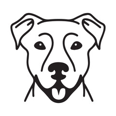 dog silhouette vector