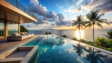 Swimming pool in hotel