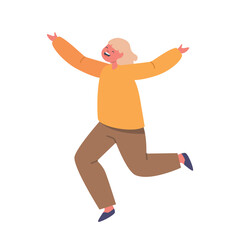 Smiling And Carefree, The Young Girl Character Is Full Of Joy And Enthusiasm. Her Face Radiates Happiness