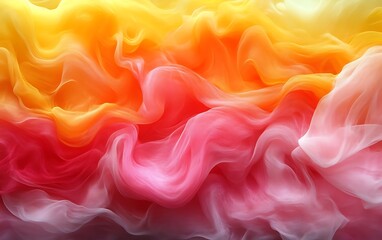 Fototapeta premium Abstract swirling colorful liquid paint.