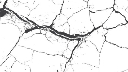 old cracked texture, dry land crack texture for overlay. Vector crack concrete texture white and brown grunge texture. old wall background crack vector, grunge texture.	