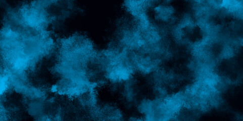 Smoke in the dark blue texture, watercolor background concept design background with smoke, watercolor painted mottled blue background with vintage marbled textured for your creative design.