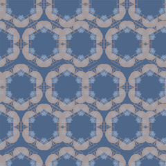 Elegant masculine geometric motif seamless pattern. Small element modern fabric design textile swatch ladies dress, man shirt all over print block.