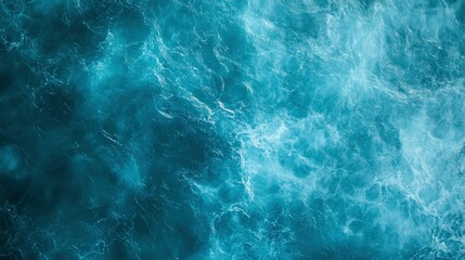 Fototapeta premium Abstract water surface with ripples and reflections in a clear pool or ocean, showcasing waves and a summer nature vibe with a clean, transparent, and textured background