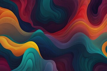 Abstract background with dynamic effect. Modern pattern. Vector illustration for design. Generative AI