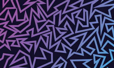 Abstract Geometric Pattern with Gradient Triangles.