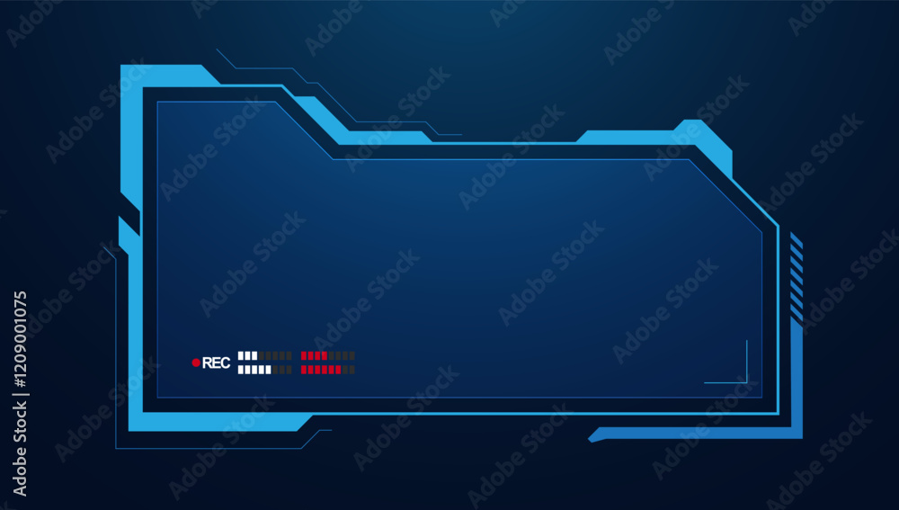 Poster abstract hud ui gui future futuristic screen system virtual design
