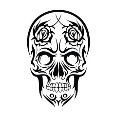 Sugar skull icon. Day of the Dead. Vector illustration