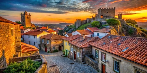 Castelo Rodrigo Portugal, Ancient Village, Historic Houses, Old Town, Picturesque, Scenic, Travel Photography,  Portugal Architecture,  Medieval Village
