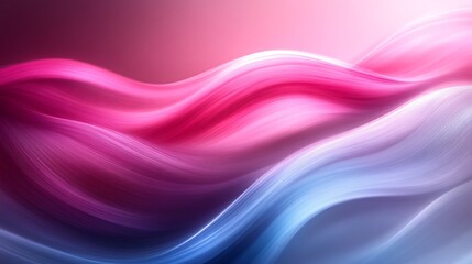 Naklejka premium Abstract pink and blue wave background.