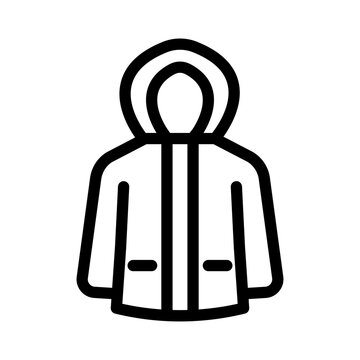 recommend clip art: raincoat outline style