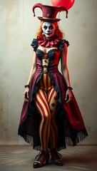 Obraz premium portrait of a beautiful clown