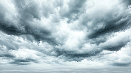 Obraz premium Dramatic stormy sky with dark clouds rolling in, creating moody atmosphere