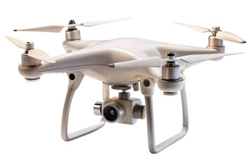 White Drone with Camera
