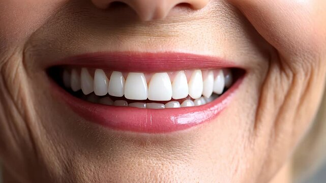 Dental Care. close up mouth senior or adult, Healthy Smile Elderly show beautiful of teeth, confident in orthodontics, advertising, white teeth, online plating, dentures, dental implants,
