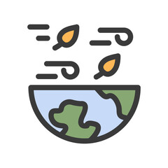 earth windy filled style