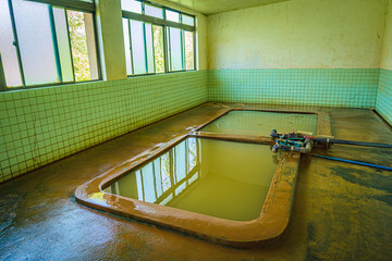 日本の九州の鹿児島の指宿の開門温泉