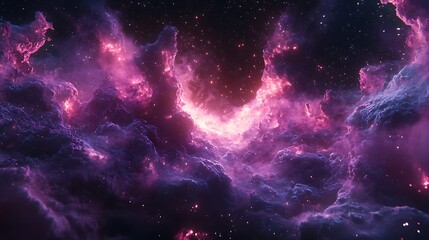 Fototapeta premium 360 degree equirectangular projection of a dark sky space galaxy view