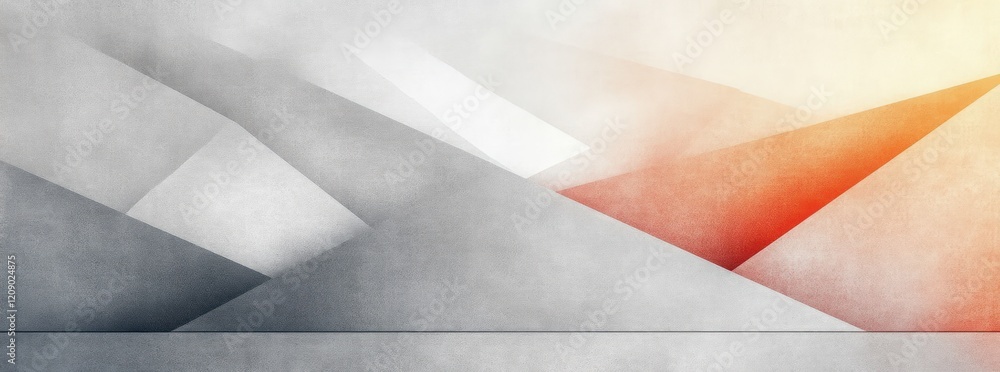 Poster abstract modern white background with black and grey geometric layers in transparent textured patter
