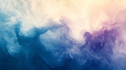 Abstract swirling blue and purple paint texture