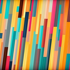Colorful Abstract Background with Horizontal Lines 