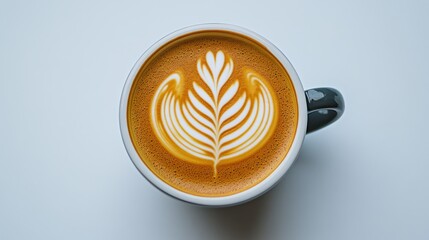 Cup of Coffee Isolated White Background