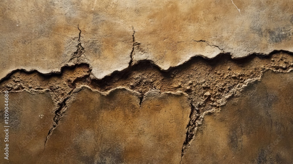 Aufkleber textured surface of weathered concrete displaying cracks and scratches highlighting its worn and age