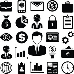 business icons set