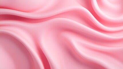 Obraz premium Soft Pink Fabric Waves Creating a Smooth and Elegant Texture for Background or Design Projects