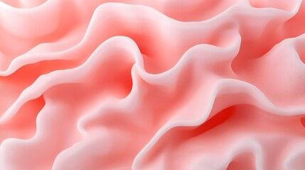 Obraz premium Soft Pink Fabric Waves with Flowing Texture Ideal for Elegant Backgrounds and Creative Designs