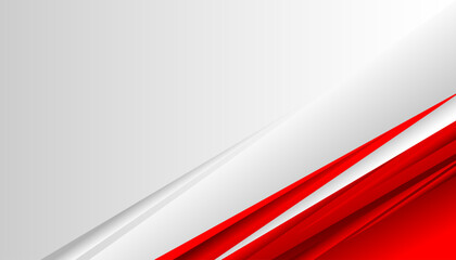 Red and white abstract corporate background. Vector illustration. Graphic concept for your design