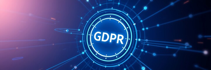 GDPR Data Protection Regulation. European Law Compliance and Cybersecurity Solutions, General Data Protection Regulation, GDPR policy, legal compliance, data security law, technology compliance, infor