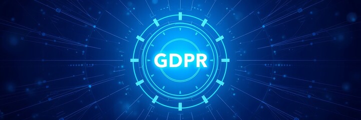 GDPR Data Protection Regulation. European Law Compliance and Cybersecurity Solutions, General Data Protection Regulation, GDPR policy, legal compliance, data security law, technology compliance, infor