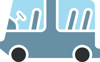 Delivery Van Icon Illustration