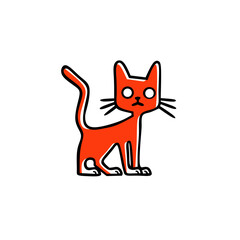 Cat logo design