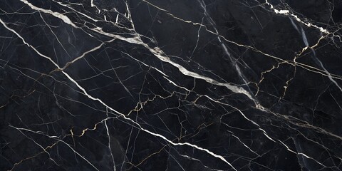 Sleek And Polished Black Marble Texture For Seamless Background And Luxurious Counters In Interior Or Exterior Design High Resolution 3d Render