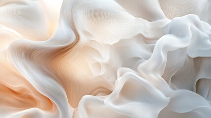 Creamy beige abstract swirls flowing, background light, design texture