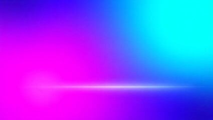 Fototapeta premium Dynamic magenta and cyan gradient background with glowing light effects, ideal for vibrant artistic visuals and futuristic designs
