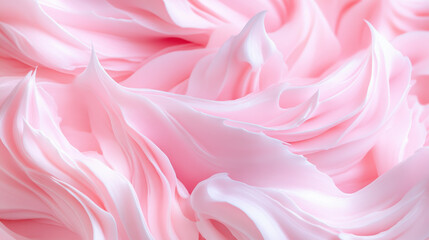 Fototapeta premium Soft pink abstract texture with creamy waves and pastel swirls