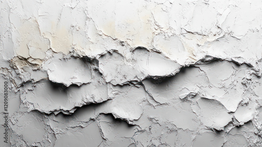 Poster Minimalist Abstract White Canvas Texture Soft Lighting Simple Design