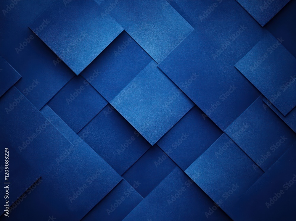 Aufkleber abstract blue textured background with geometric patterns of triangles and diamonds in modern minima