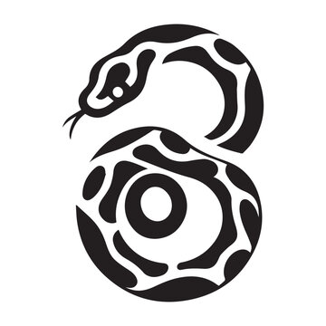 2d python logo with white background