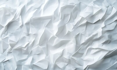 Obraz premium White abstract polygon texture on gray background, Generative AI