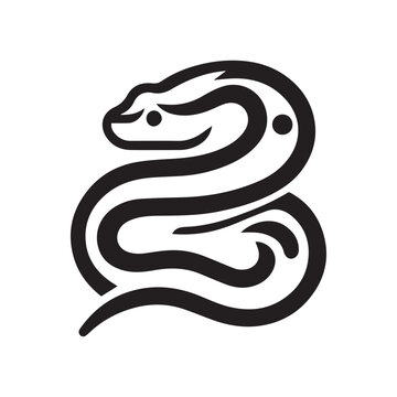 2d python logo with white background
