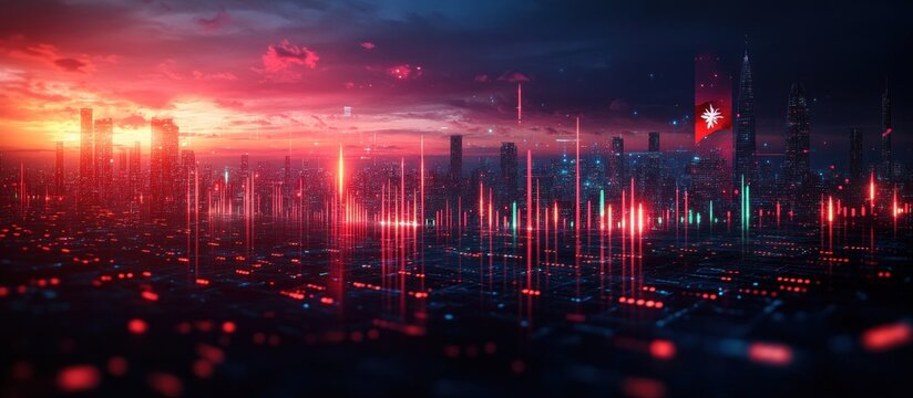 COVID-19 Pandemic Economic Impact in the Philippines Business Downturn Chart - Powered by Adobe