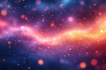 Obraz premium Bokeh Glittering Lights Soft Pastel Background Abstract Celebration