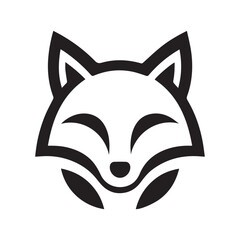 2d fox logo with white background