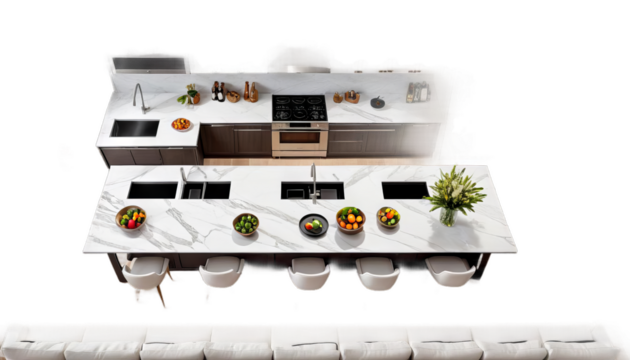 kitchen space home luxury modern room common living dining interior design a house white beautiful apartment window indoor