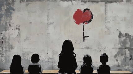 empowering future generations: a classroom celebrating influential women in history - perfect for educational posters and inspiring decor!