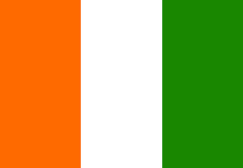 Ivory Coast flag illustrator national of vectorGermany flag illustrator national of vector